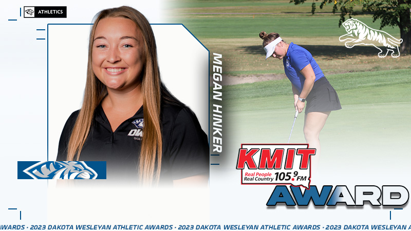 Teeing off for our next is the <a href="/kmit_sports/">KMIT Sports</a>  Student-Athlete Award!

For 37 consecutive years, the Mitchell Radio Group (the home of Tiger sports), has presented the KMIT Student-Athlete Award.  This award is given to a senior male or female athlete based on athletic achievement,
