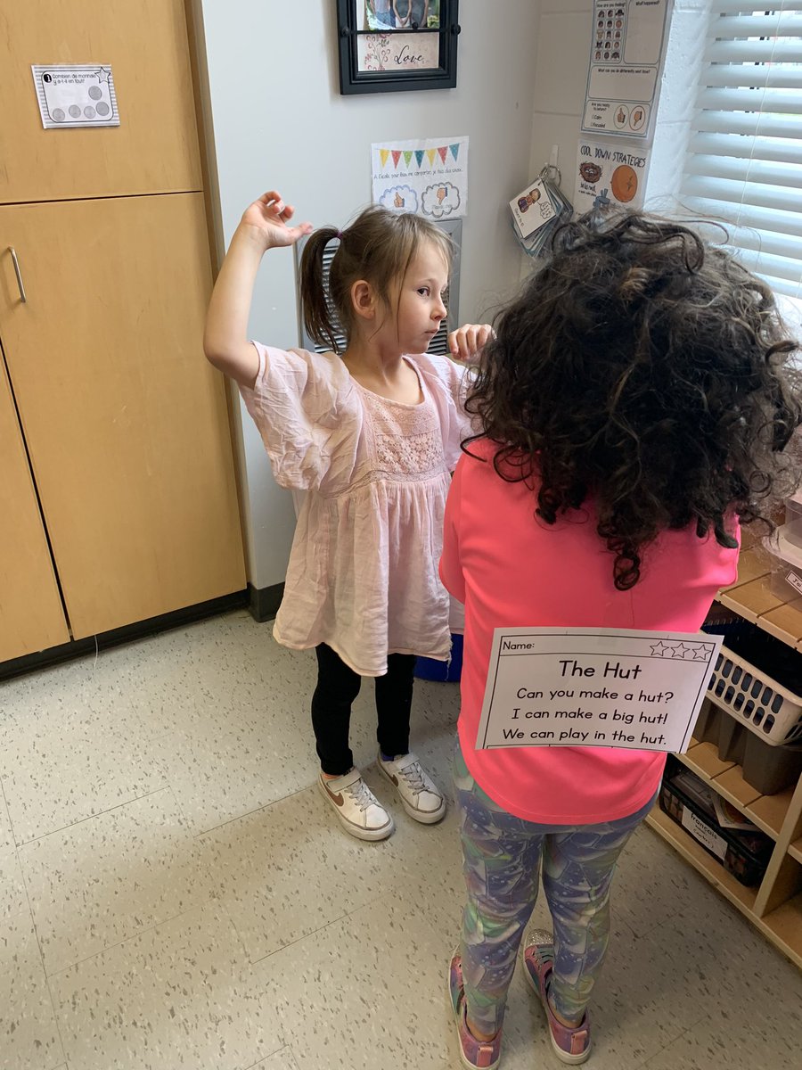 “Can you read the short story on my back and then act it out for me?” More fun adventures in Grade 1 today! <a href="/louisearbourfi/">Louise Arbour FI</a>