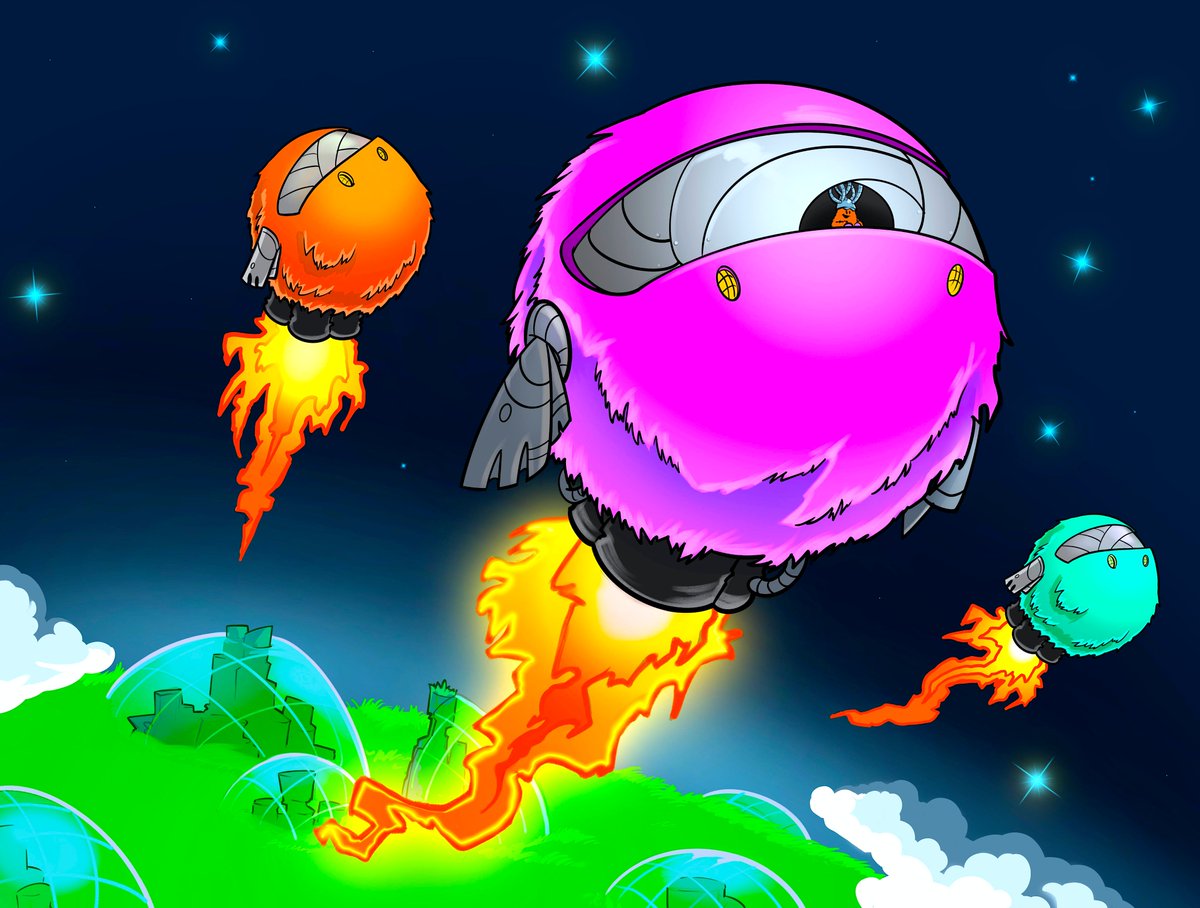 Superfuzz are Warrior Xenoarchs from the Shapely Supercluster.

Their planet is really, really nice. Highly advanced. Extra civilised. Super Utopia-like.

For most of the Fuzz, that suits them just fine. But for the ones that crave life on the edge, it’s not enough...