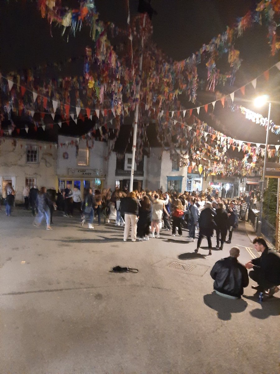 Everyone in great spirits in the lead up to Mayday. #padstow #obbyoss #mayday