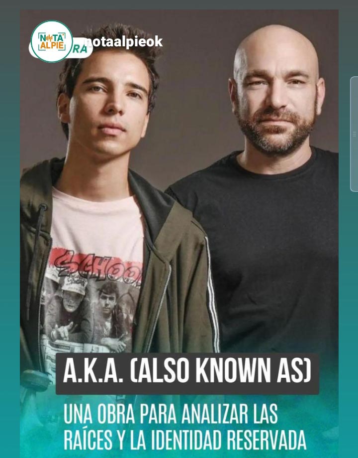 #Cultura

🎙️A.K.A. (ALSO KNOWN AS), UN UNIPERSONAL ADOLESCENTE QUE ANALIZA LA DISCRIMINACIÓN Y LA IDENTIDAD OCULTA.

✒️ Crítica <a href="/stian_domz/">Stian Domz / Стиан Домс</a>
🗞️ <a href="/notaalpieok/">Nota Al Pie</a>
🟠🟢 Leé la nota completa
 en 📲 bit.ly/3NhUYhH

Direccion <a href="/gastonmarioni/">gaston marioni</a>
#teatro #teatromusical #musicales