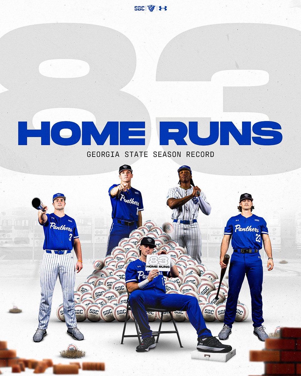 𝗧𝗛𝗔𝗧'𝗦 𝗧𝗛𝗘 𝗥𝗘𝗖𝗢𝗥𝗗‼️

<a href="/J_JacksonJr11/">JoJo Jackson Jr</a> hits Georgia State's 83rd homer of the season, a new school record!

#OurCity | #BLB