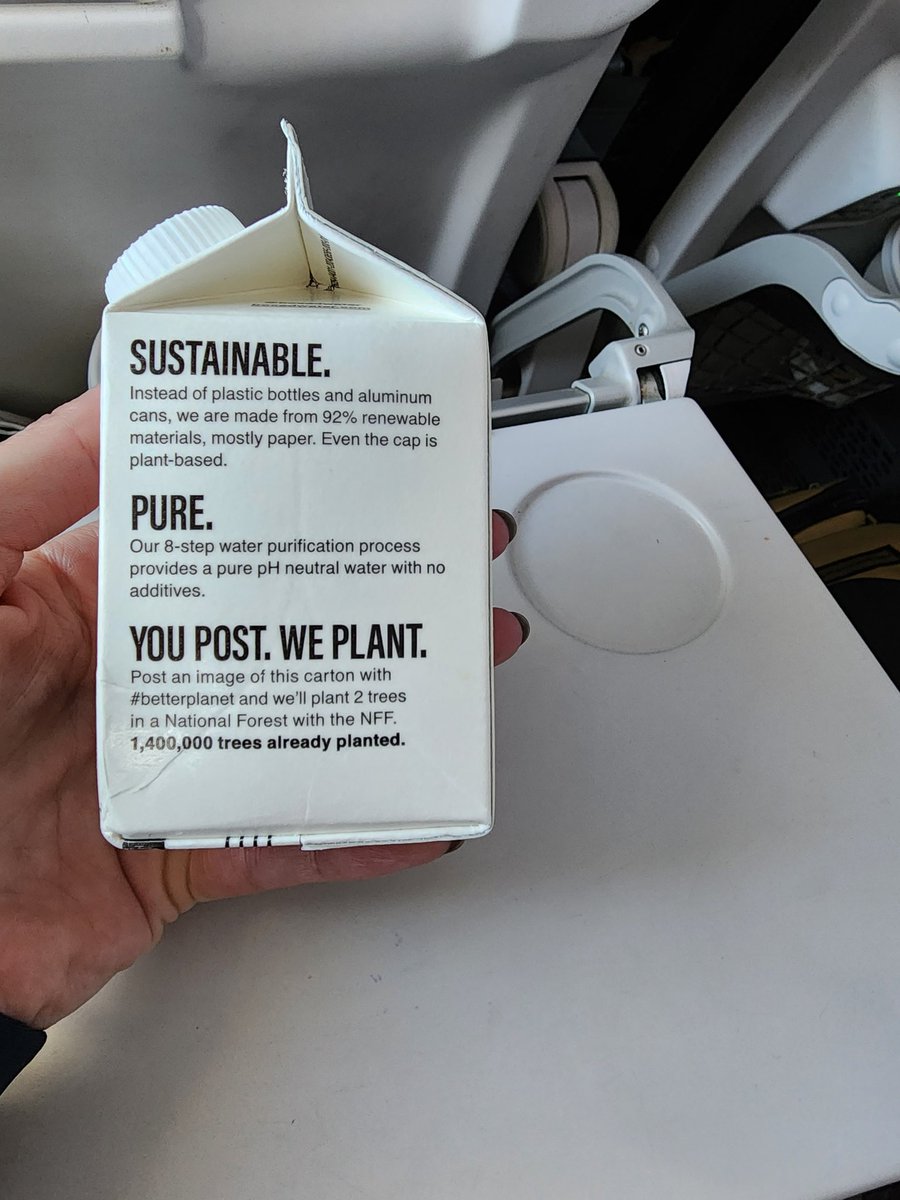Tabathann's tweet photo. #betterplanet  better water! Thank you! https://t.co/coPQpAkz8G
