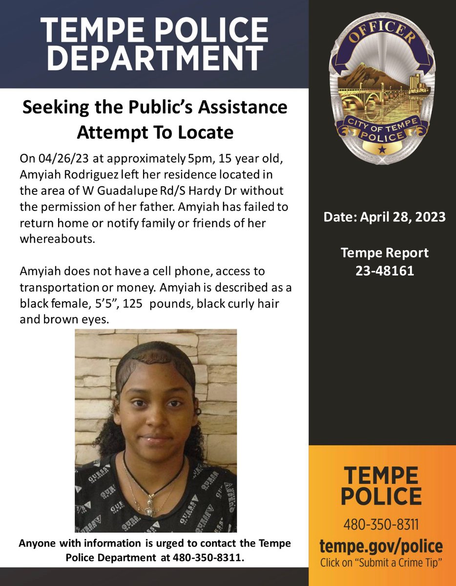 TempePolice's tweet photo. If you have any information please reach out to the Tempe Police Department.
480-350-8311 https://t.co/GPUc0d3i72