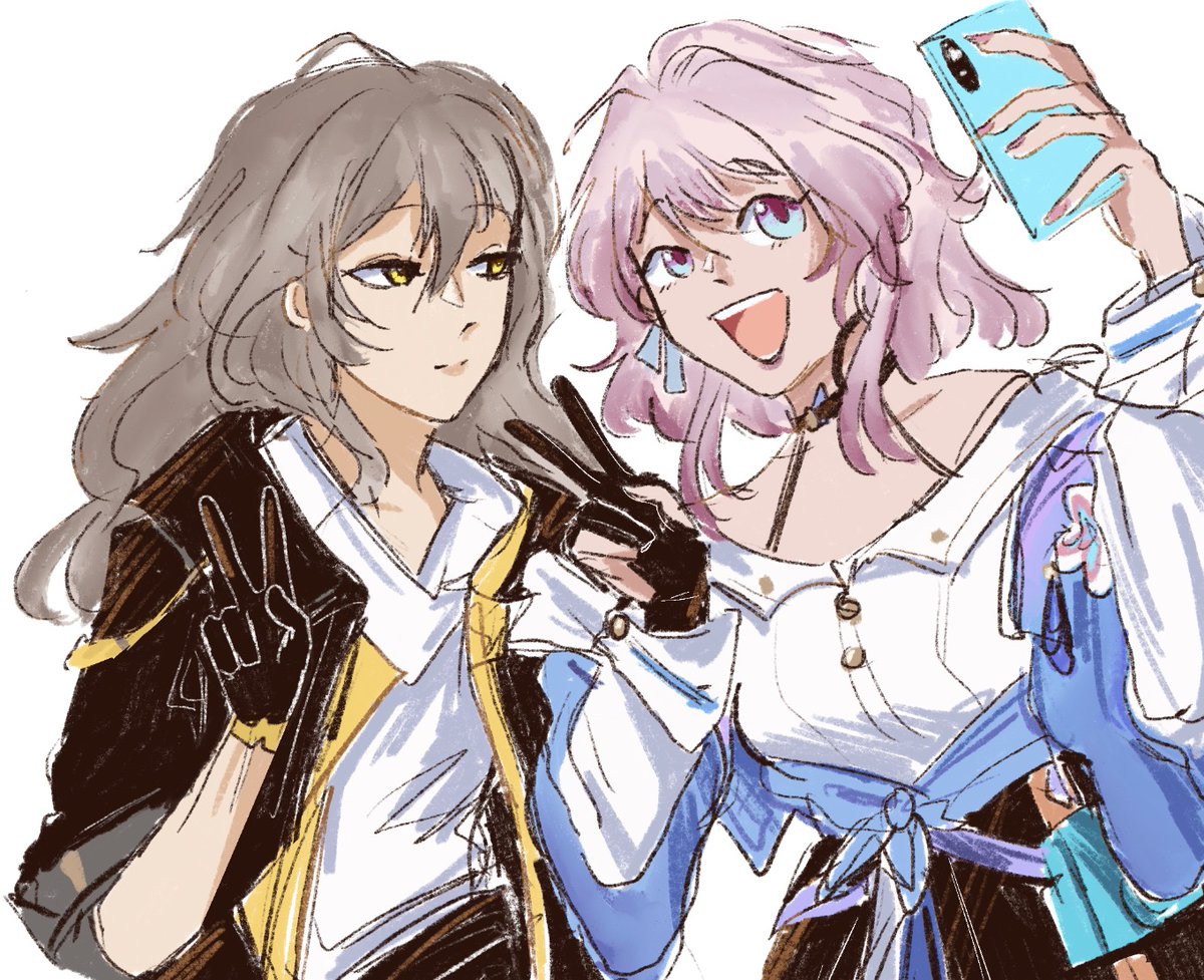 peanutttoast's tweet image. Can’t believe their ship name is starch 🤯🤯 #stellemarch #starch #StellMar #HonkaiStarRail