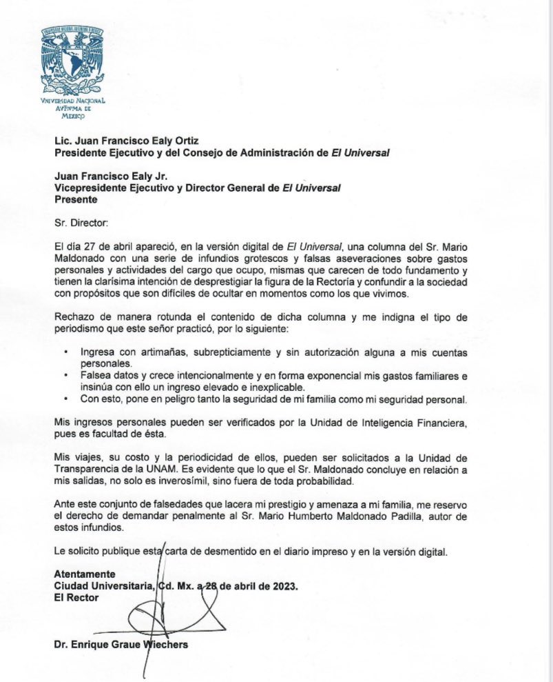 MarcelaSaebL's tweet photo. .@MarioMal decidió por el camino del mal.  Le dolió que le pegaran y se ha cambiado al lado oscuro.  @El_Universal_Mx @UNAM_MX @facmed_unam https://t.co/vMbY0rb0xW