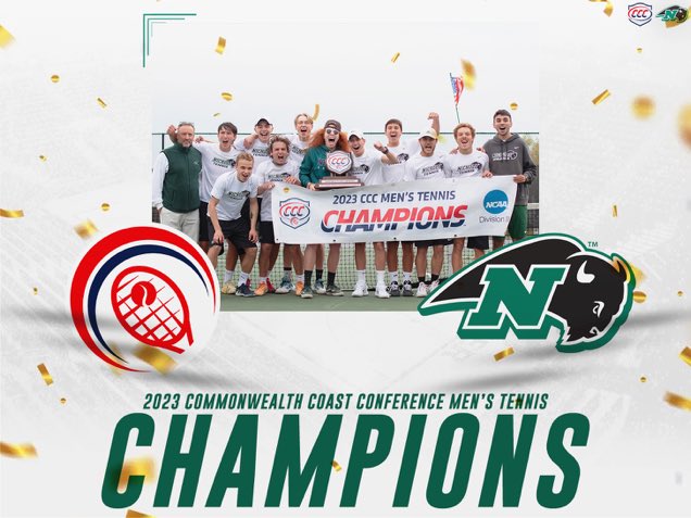 JackHayes_AD's tweet photo. Congrats to the Nichols Men’s Tennis team on its CCC championship!  Our third conference championship this year.  Always looking for more! https://t.co/OY9A0ldKuu