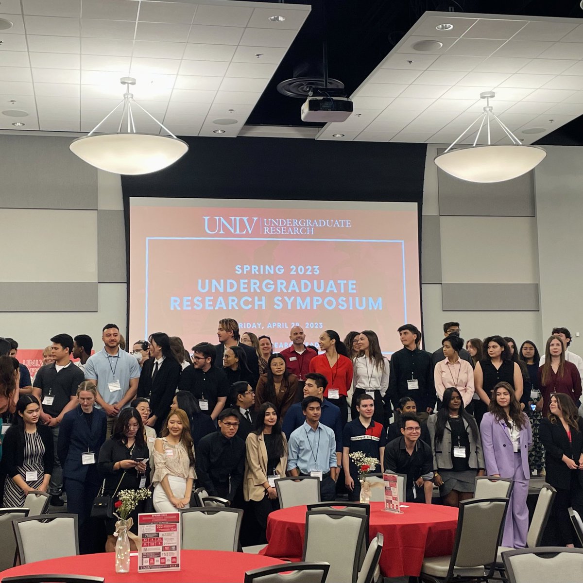 MentoringNV's tweet photo. Congratulations to @unlv’s Office of Undergraduate Research 🤓 on receiving a grant from the Nevada Commission on Mentoring!

Chairman @KarlCatarata and Vice Chair @_katiemembreno_ joined #UNLV faculty &amp; student mentees today to announce the grant at the Spring ‘23 Symposium. 🔬 https://t.co/pMM9uUVIMc
