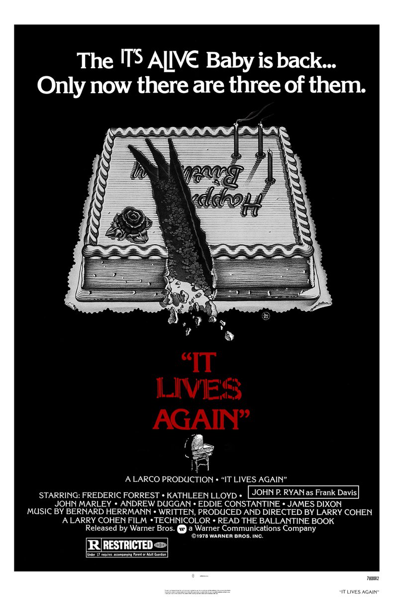 EugWSerra's tweet image. On May 10, 1978, IT LIVES AGAIN was released. #ItLivesAgain #LarryCohen #FredericForrest
#KathleenLloyd #JohnPRyan
#JohnMarley #AndrewDuggan
#EddieConstantine
