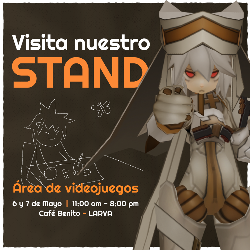 StudioAnther's tweet photo. Conocer nuestro proyecto este 6 y 7 de mayo en @Geekfestgdl, ubicado en Café Benito, LARVA. HavenFlower: Regrets Of, es un videojuego rpg de fantasía y robots gigantes que nos cuenta la historia de Loup. 
Búscanos en el área de videojuegos ( - w - )
#Guadalajara #cafébenito https://t.co/MGX7WQ3kiL