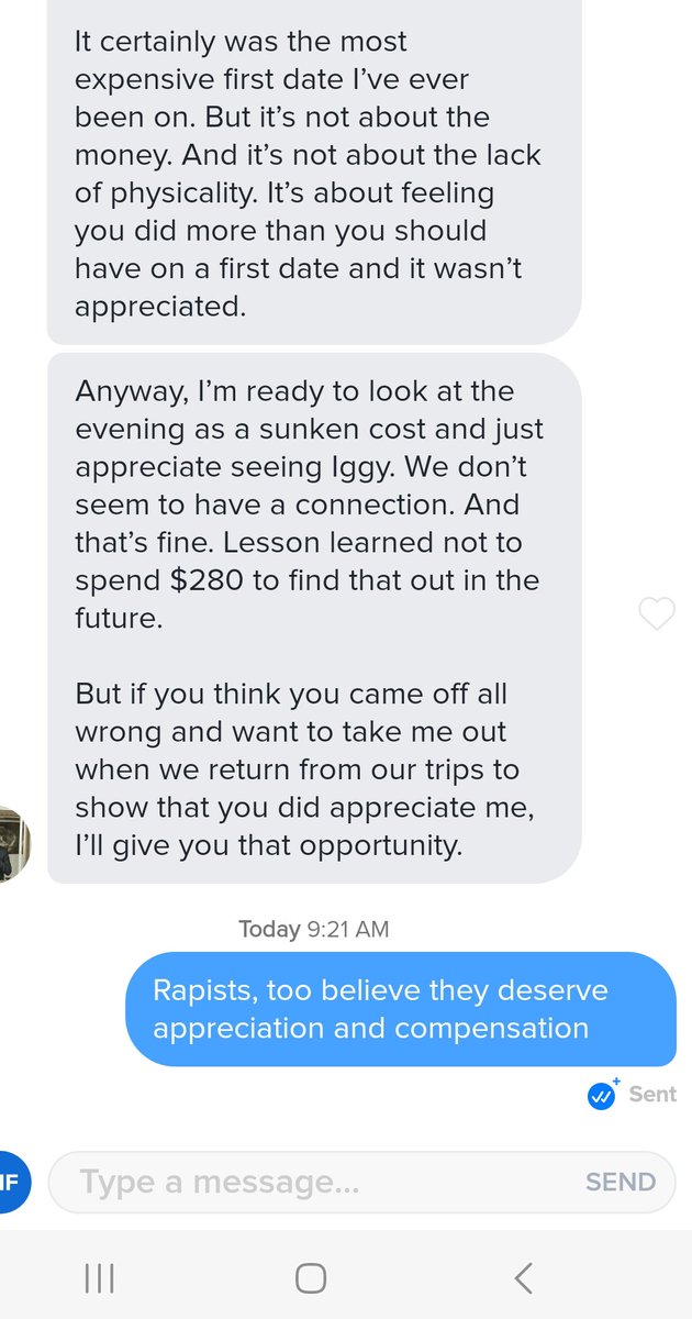GoldenAssGwen's tweet photo. When you go on a date and he gets upset when it doesn't go his way....
#dating #tinder #walkway #runaway #dodgedabullet #aofga #goldenass #iggypop https://t.co/anUR2QPmuA