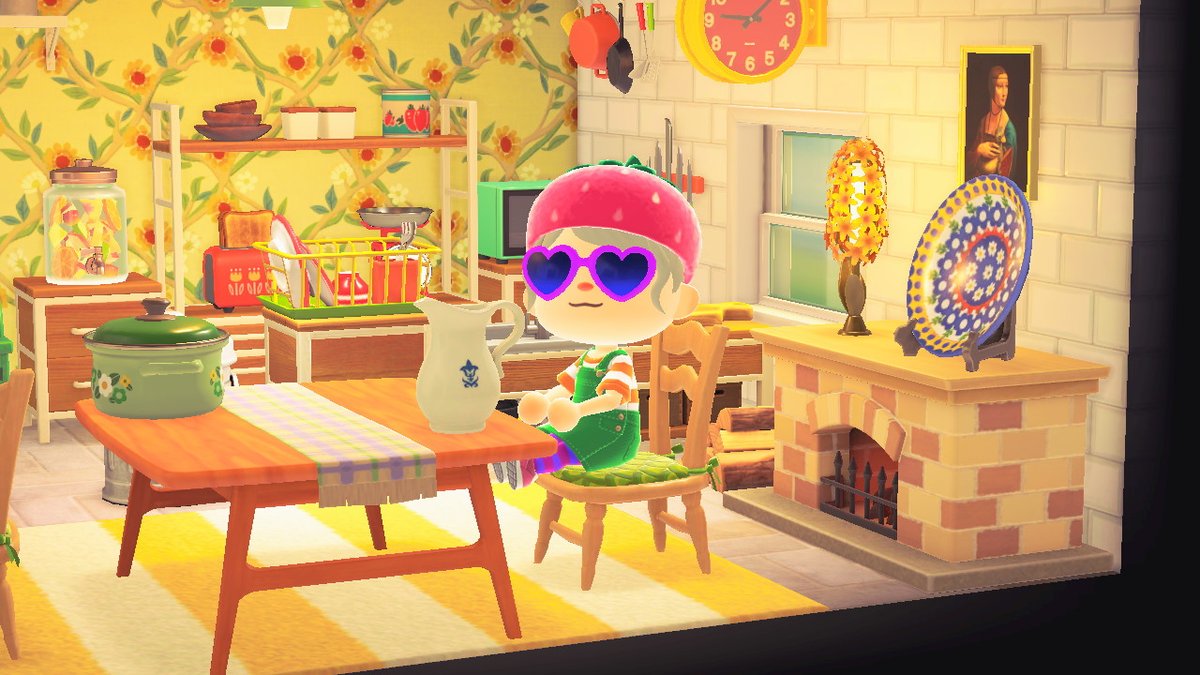 kuma_1600's tweet photo. キッチンからパシャリ。
#あつ森
#あつ森レシピ
#どうぶつの森
#AnimalCrossing 
#ACNH 
#NintendoSwitch https://t.co/L6zWGSdKoX