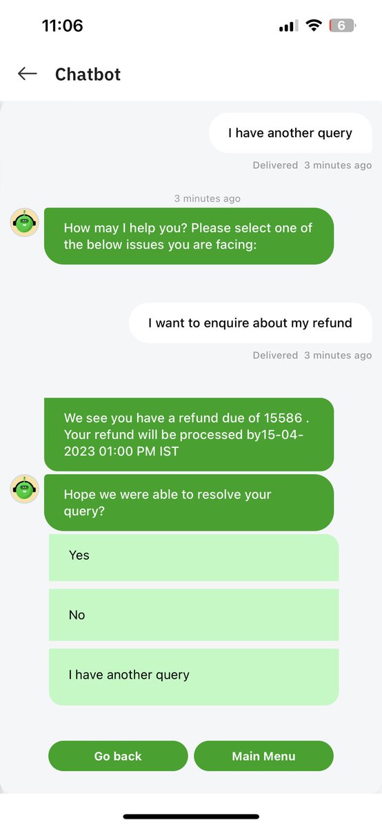 sidd055's tweet photo. @Zoomcar_India @Zoomcar_India I still haven’t received any resolution yet. It’s now been more than a month. Your app says my refund will be processed on 15 April. The app is so outdated, your chatbot doesn’t even know that it’s 29th April now https://t.co/G54wrjVZH4