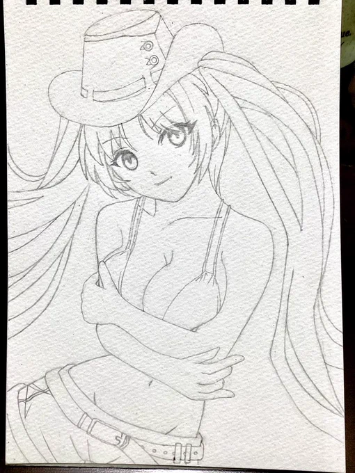 #アズールレーン #アズレン #ホーネット #落書き