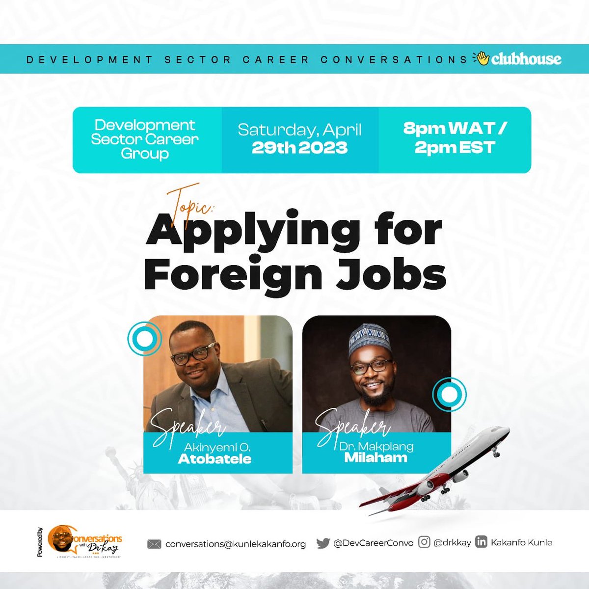 DevCareerConvo's tweet photo. What is that one big thing you want to achieve in your career. 💼💼. Most often time we all wish to work abroad whether its Japa mood or a flexible work from home. The facts still remain, we all want to at some point land a foreign job. Applying for employment abroad is a https://t.co/LuP3aker47