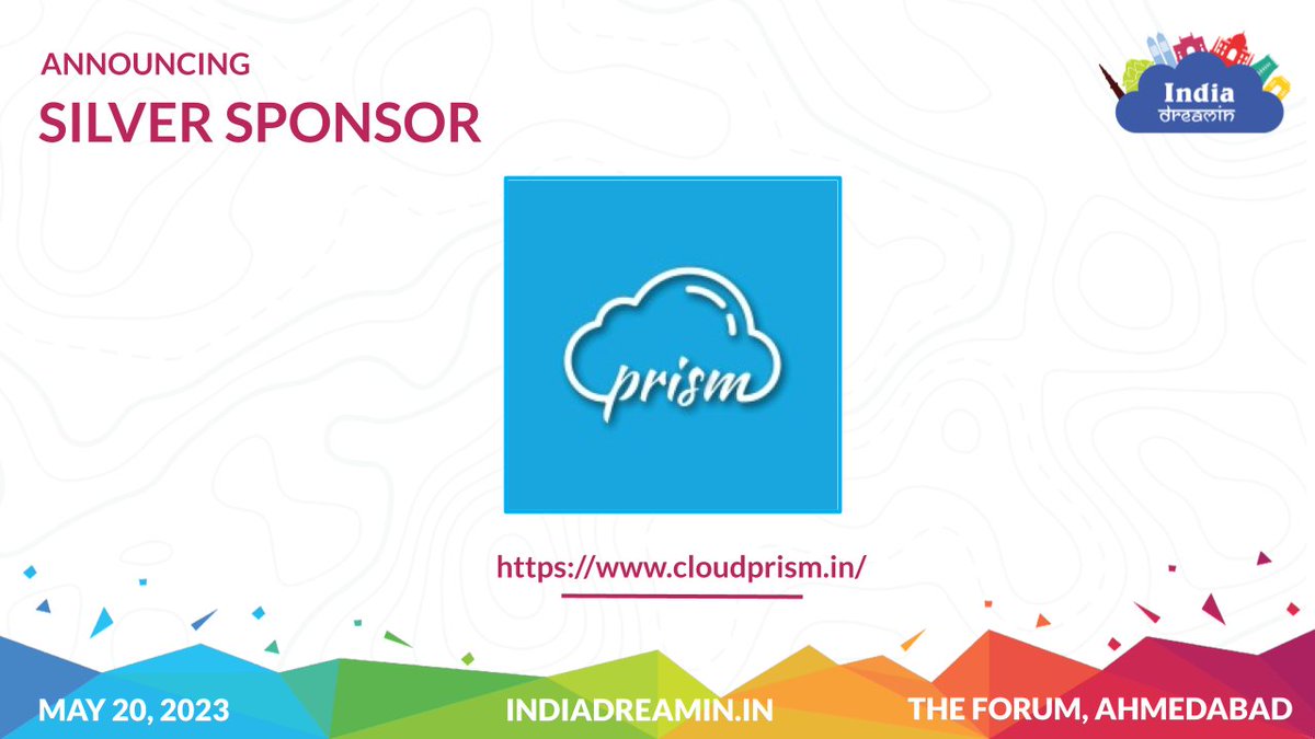 sfindiadreamin's tweet photo. We are thrilled to announce our Silver sponsor for India Dreamin' 23! Our heartfelt gratitude goes out to @CloudPrism2 for supporting our mission to create a vibrant community of Salesforce professionals in India. Refer to the blog for more info: https://t.co/jmZ0dP6I8u https://t.co/VdwLbaZenZ