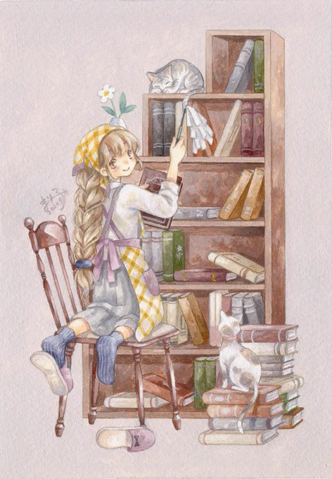 #ハガキサイズに詰め込む私の世界 ハガキサイズ、程よく描き込みができて可愛いサイズ感でとても好きです〜