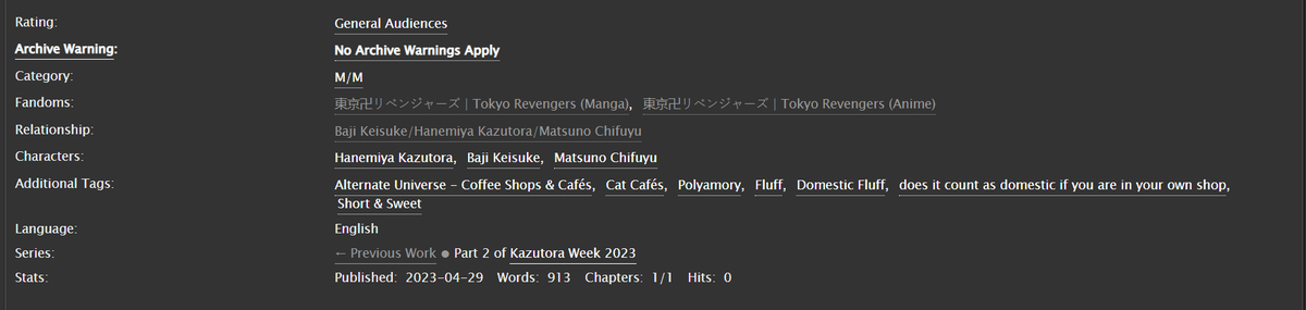 blix_47's tweet photo. examns kicked my ass and day 2, 3 and 4 were delayed (they are still coming tho!)

anyways, the prompts were domestic and coffee shop but i kinda took liberties with domestic, still i hope you enjoy #kazutoraweek @Kazutoraweek 

https://t.co/QEBDiT9mLp https://t.co/AW0ovFfpOs