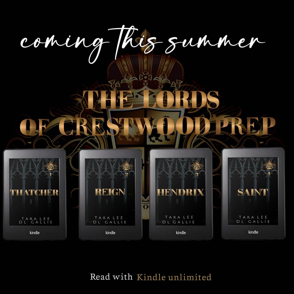 🖤ALL New Event Announcement! 🖤
Upcoming reveal & release: Lords of Crestwood Prep by Tara Lee  & Author DL Gallie 

Enemies to lovers | Bully | Secrets | Betrayal | Twisted games | Elite Prep School 
forms.gle/q4kwd7cNhtfWcV…
#dsbookpromotions #openevent #bookpromo
