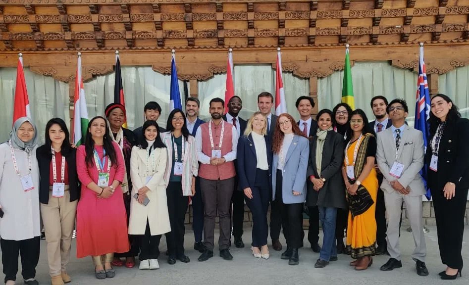 IndiaY20's tweet photo. #Y20 International delegates cheering up together after all successful discussions and negotiations.

#Y20India 
#Y20inLeh
@g20org https://t.co/j1CTCwR9D9