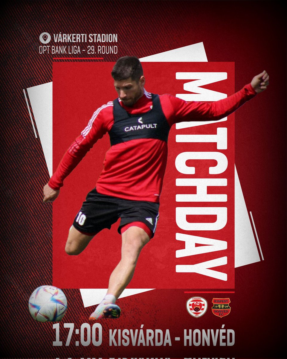 KristopherVida's tweet photo. 🔥 MECCSNAP
🇭🇺 OTP Bank Liga, 29. Forduló
🆚 Kisvárda FC - Honvéd FC
🏟 Várkerti Stadion
📺 M4 Sport
#⃣ #VK10 #OTPBankLiga https://t.co/qHsvD63q0h