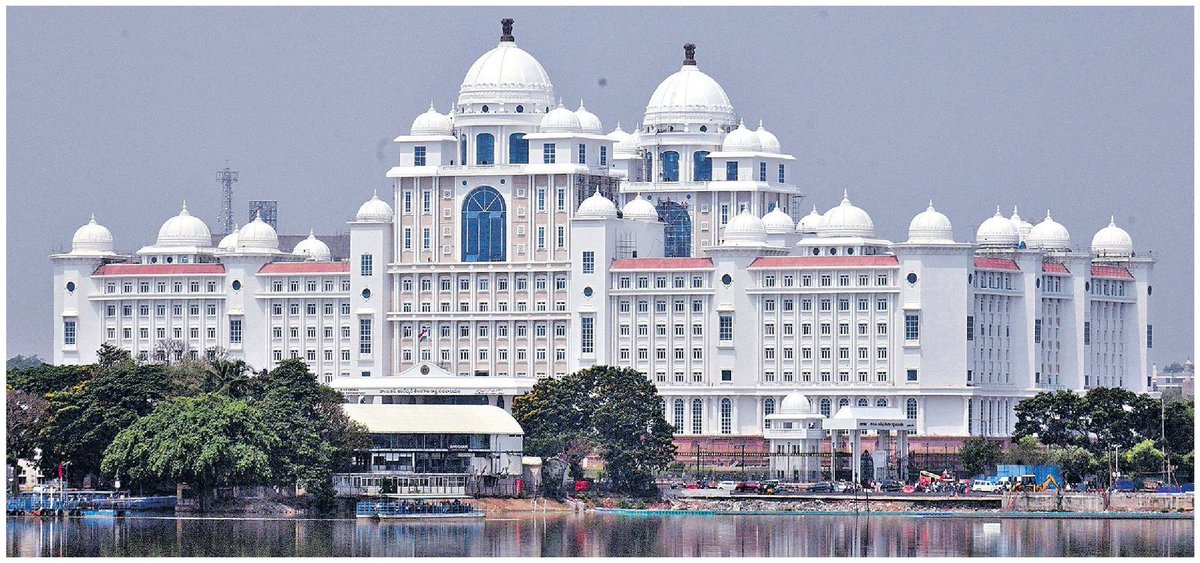 HiHyderabad's tweet photo. The white marvel is ready for inauguration tomorrow! https://t.co/55RdvjFtZI