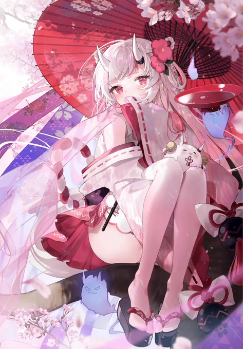 残桜 #百鬼絵巻
