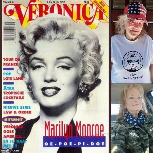 Nancy023922191's tweet photo. Marilyn to Veronica. 
Marilyn Munroe didn’t have an affair with JFK. She was passing on information to him. https://t.co/Y6wdxLeuca