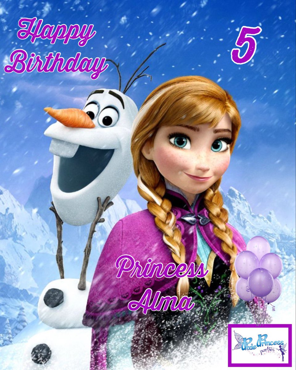 Happy 6th #birthday to #princess Alma
❄️👸❄️
Princess #anna from #frozen can’t wait to surprise you and your friends for your #funfilled #frozen #birthday #party to help celebrate your #magical day #pixieprincessparties #fyldecoast #blackpool #lancashire #homeparty