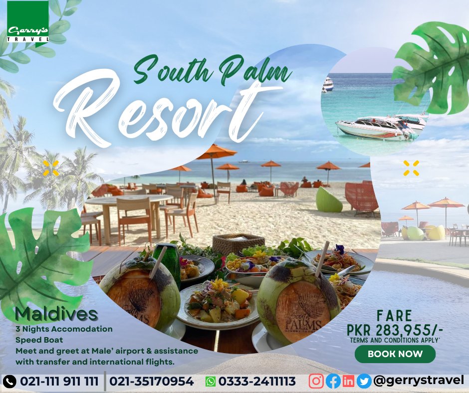 GerrysTravel's tweet photo. Get more details on
https://t.co/io1M9angSA
0333-3411113 (WhatsApp)
021-111-911-111 (Call)
#travel #countries #world #visaOpen #cruise #meet #greet #insurance #hotels #booking #ticketing https://t.co/jfL2M0nuOp