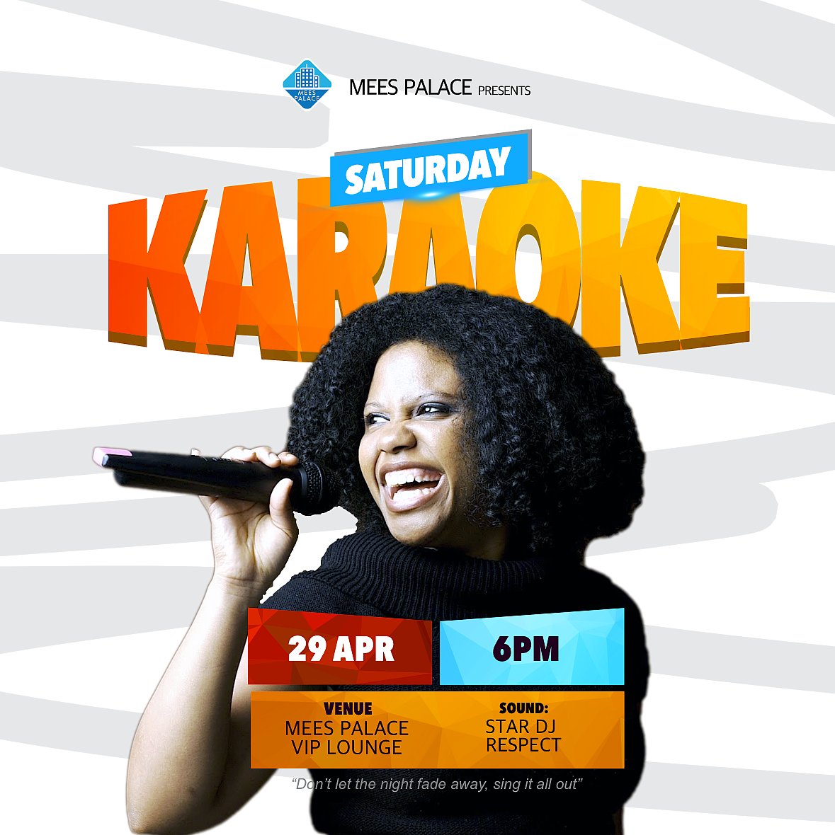 MeesPalaceHQ's tweet photo. Unleash your inner superstar: Karaoke night has arrived!
#meespalace
#meespalacekaraoke https://t.co/sMAFKK3xvn