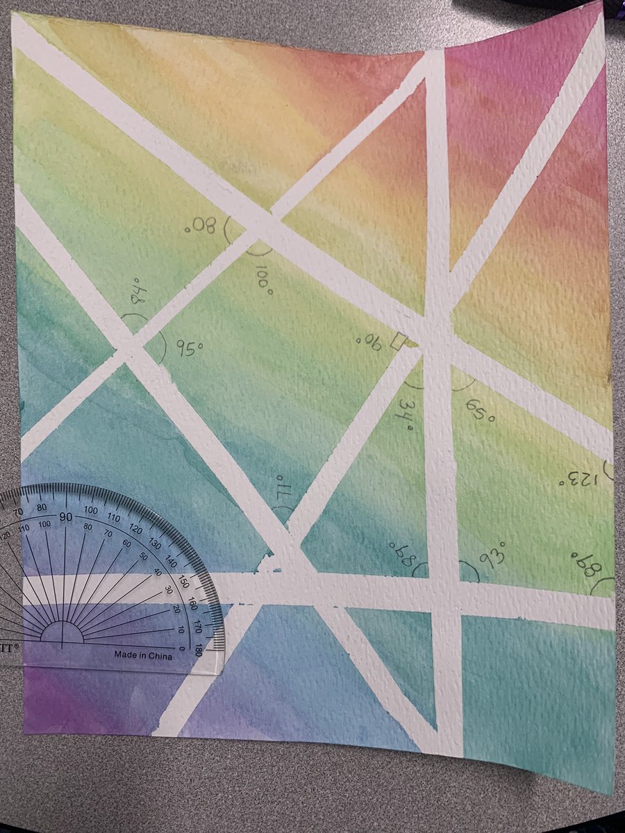 Working on angles and art!

#CBE #HAB #learningangles #mathandart