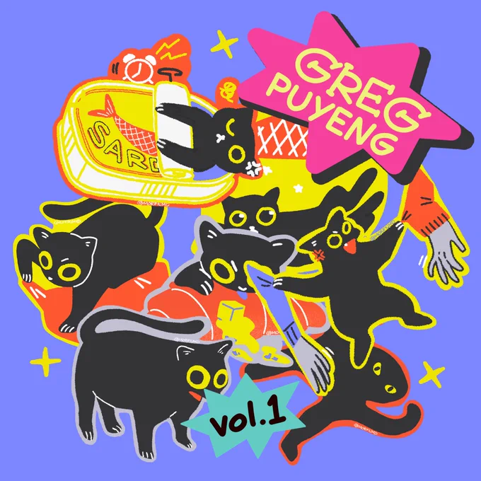 silly catz dizzy catz for #comifuro16