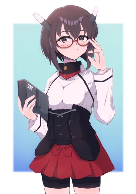 『これ・・・ですか?これは伊達ですよ。・・・変ですか?(;'・ω・)』 眼鏡大鳳ちゃんです! #艦これ #大鳳