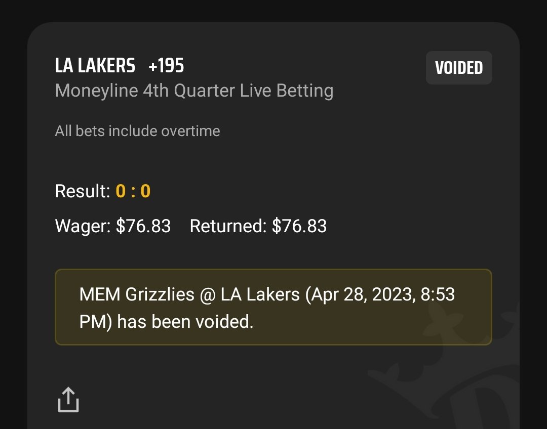 SirHarris87's tweet photo. @DKSportsbook 🤔 uhhh.... what?
🤣🤣🤣🤣🤣😡🙃 https://t.co/hUlhsi5MRv