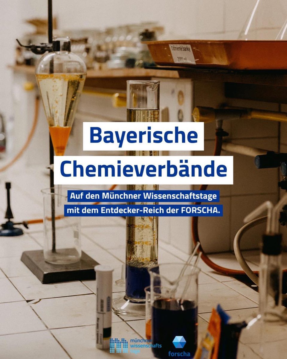 forscha's tweet image. #chemie ist wo es stinkt und knallt? Findet es heraus! #mwt2023 #forscha2023 #münchnerwissenschaftstage #twlz #BayernEdu Programm online auf wissenschaftstage.de