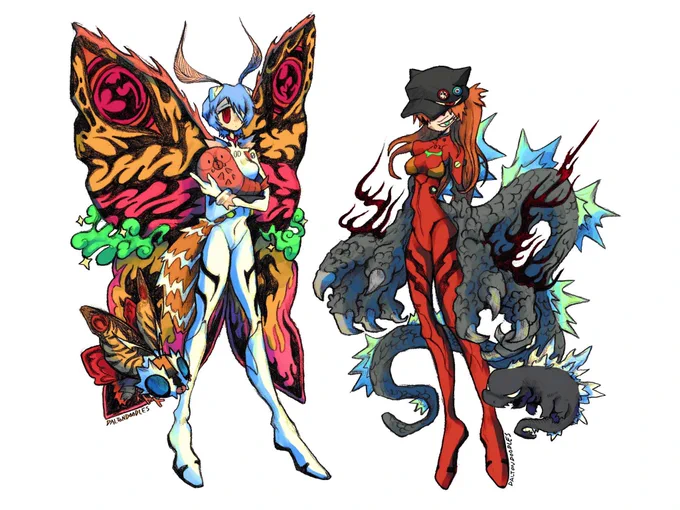 NEONGENESIS X GODZILLA Designs to  debut at the upcoming KAIJU 3 art market 