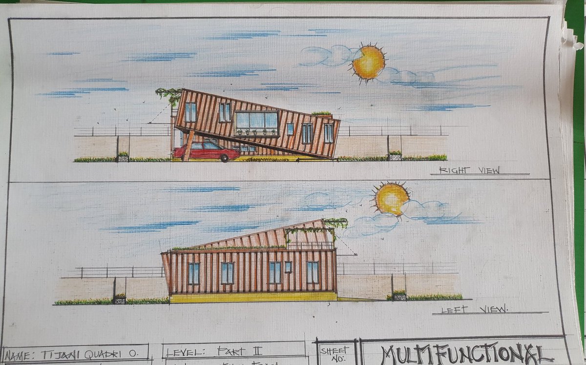 TIJANIQUADRI13's tweet image. CARGOTECTURE!
God knows how much I cherish my pencils.😂
Still a lot to work on graphics.
#architecture 
#OAUTwitter 
#containerdesign