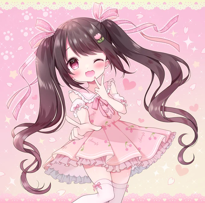お知らせ 同人音楽サークル cherry's様の新作CDジャケットイラストを担当させていただきました 音楽・メディアミックス同人即売会のM3にて頒布されます  日程:2023.04.30 M3春 会場:@流通センター第一展示場2階 サークル:cherry's twinkle スペース:K-01b