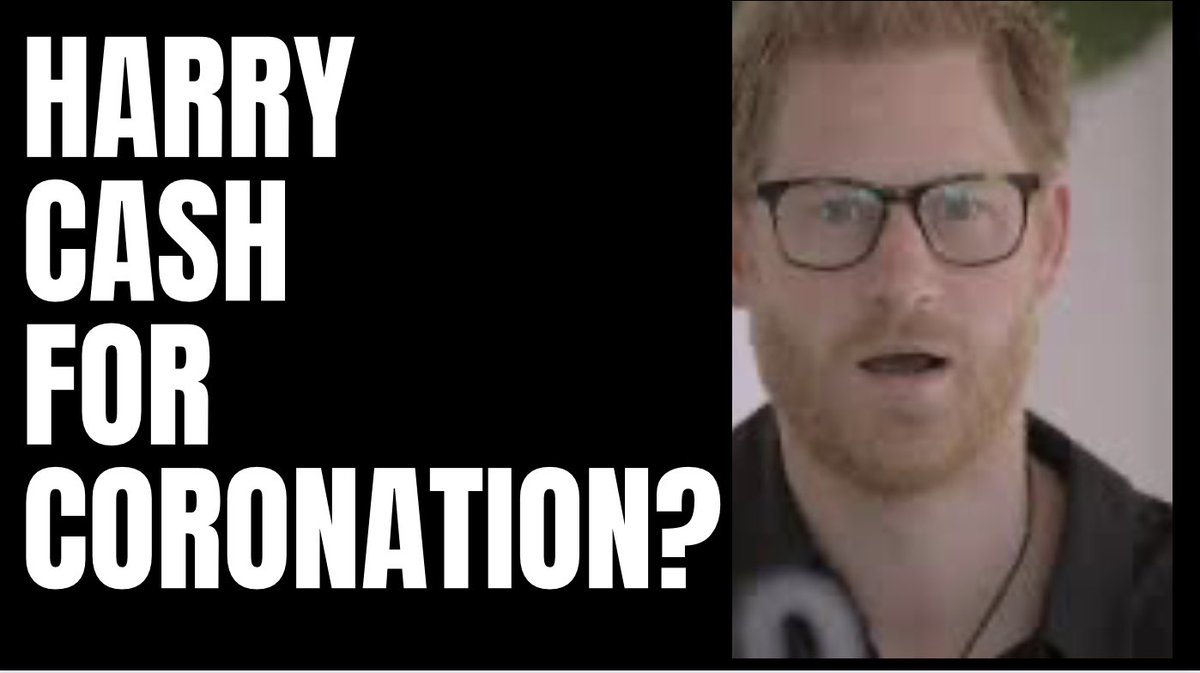 neil sean on Twitter: &ldquo;HARRY - CASH FOR THE CORONATION? LATEST NEWS #