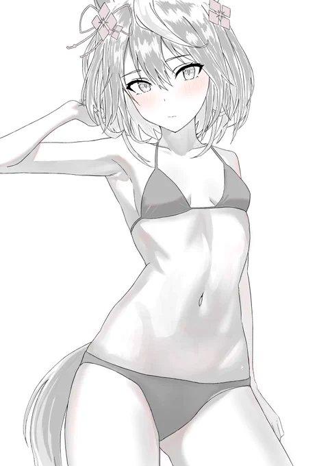 キタサンブラック線画 #ウマ娘