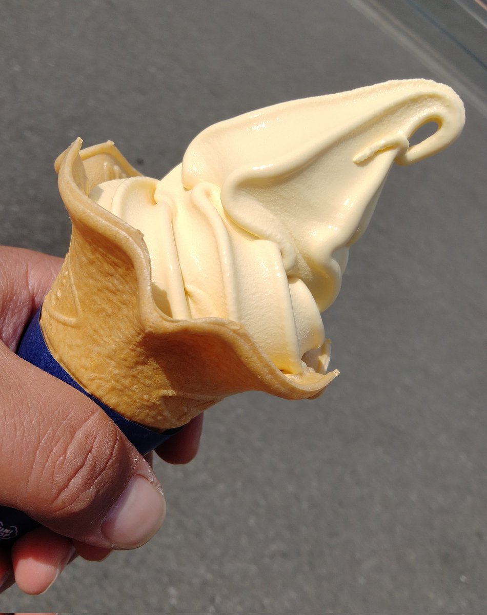 岡山白桃ソフト🍦
#ソフトクリーム
#ミニストップ