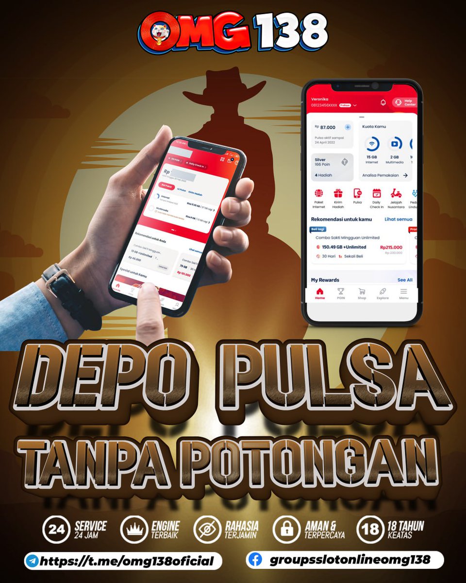 OMG138_'s tweet photo. Deposit Pulsa Sekarang Tanpa Potongan 
Hanya Di OMG138

#OMG138 #AGEN138 #INIENAKBANGET #KHILAF #GINTING #FLEXING #PAGIPAGI #CONGRATSLISA #MERANTAU #SUZY #LAMPUNG https://t.co/Vg8wCJULKo