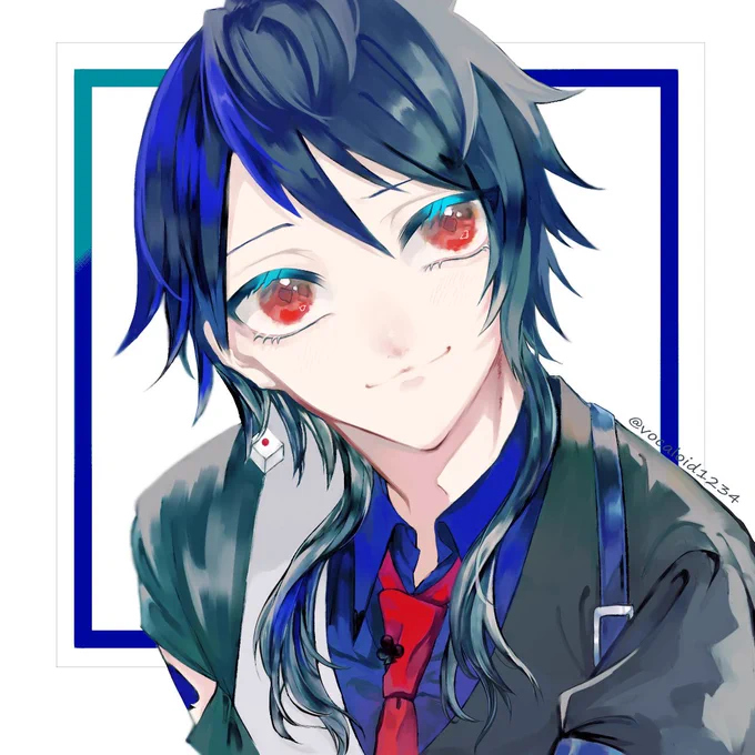 よその子描かせて頂きました!!!!! 描かせてくれてありがとう!!!!!!!!!!!本家滅茶苦茶キュートでかっこよくてえっちなので最高なんだ....