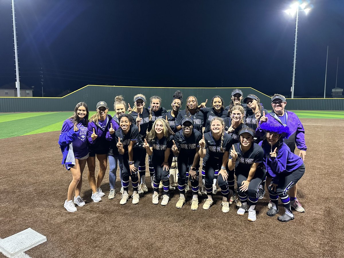 RPHS_SoftballG's tweet photo. It may have taken ALL night, but your Panthers are BI-DISTRICT CHAMPS! 🔥💜🥎 https://t.co/xqGYHNw2Pr