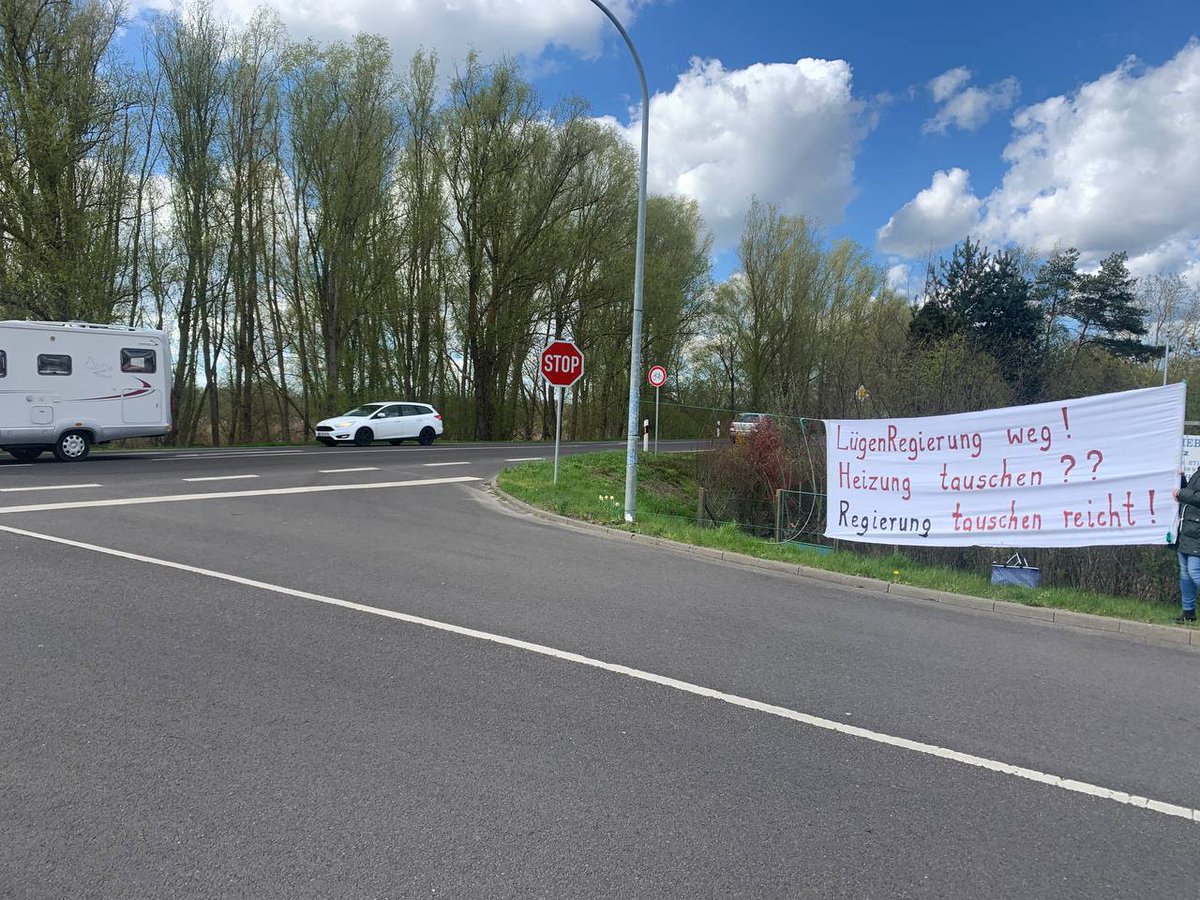 Kurz vor Anklam gesehen.