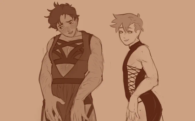 Outfits cause I was too lazy to color and do poses and creative outfits lol #REIGEN #serirei #serizawakatsuya