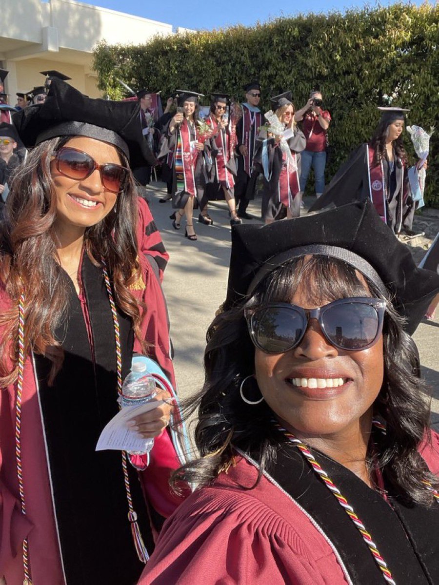 Join me in congratulating @DrNyreeClark for graduating and earning her doctorate. 👏❤️💪#LeadingWhileFemale #SheLeadsK12 #LeadLAP @lynettewsocial @ACSARegion12 @ACSA_info @WomenEd @SheLeadsEdu @margieacsa @mrsjessgomez @RosaIsiah @zjgalvan @Amanda_Corridan @cueinc @leaders_black