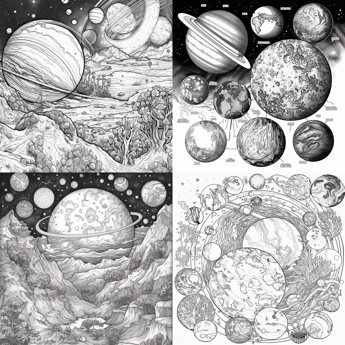 joeythemonste's tweet photo. Making cosmic coloring pages using #midjourneyv5 #AIart #AiArtwork #astronomy https://t.co/NwgoREO9vR