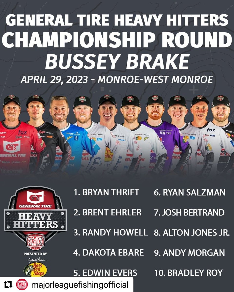 Championship Round Bound ! <a href="/MajorLeagueFish/">Major League Fishing</a> #heavyhitters #letsgo
